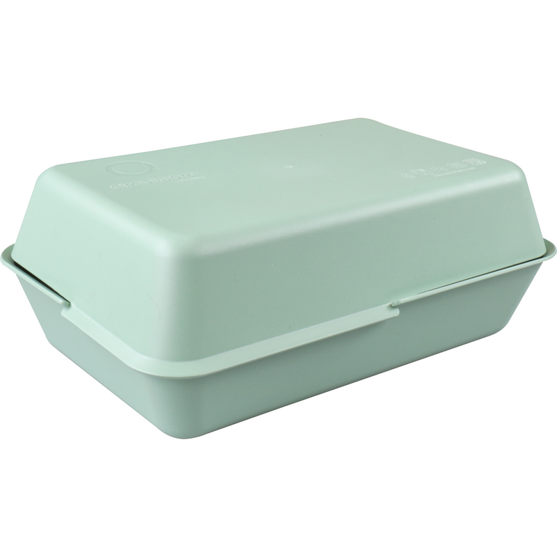 Circulware - Backen | PP | wiederverwendbar | Essensbox | 234x156x43mm | Wald | 48 Stück