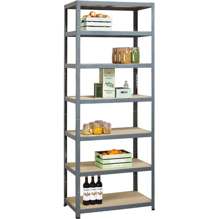 Avasco - A-Regal Strong Tower L, ft 222 x 90 x 45, 7 Regale, grau