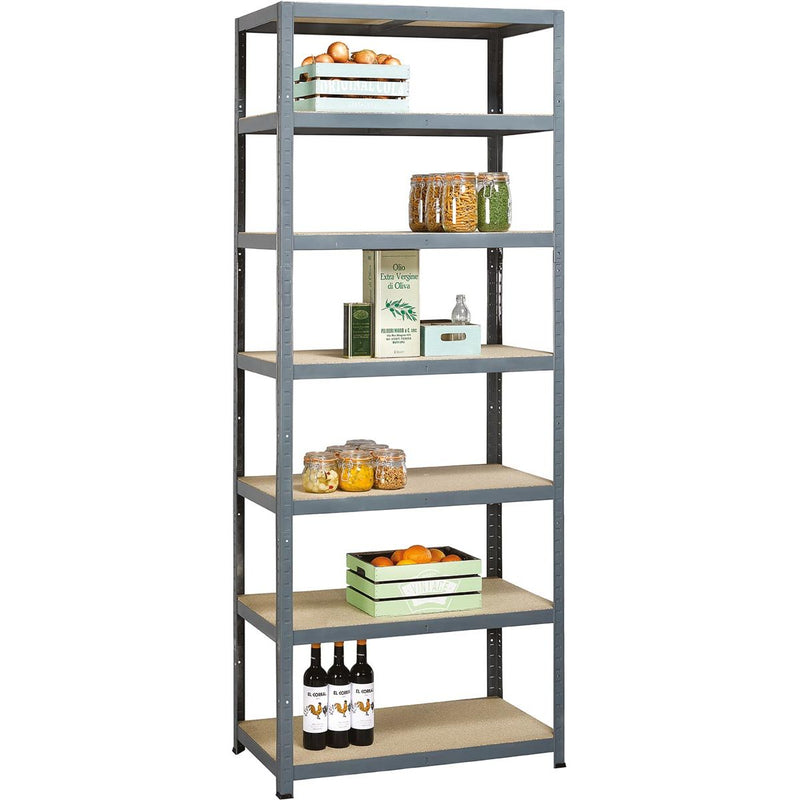 Avasco - A-Regal Strong Tower L, ft 222 x 90 x 45, 7 Regale, grau