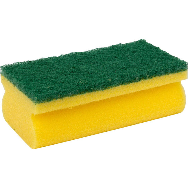 Primesource - Scheuerschwamm, gelb/grün, 10er Pack