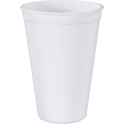 Depa -  | Beker | PP | reusable | automaatgeschikt | 180ml | 7.5oz | Ø70.3mm | wit | 360 stuks