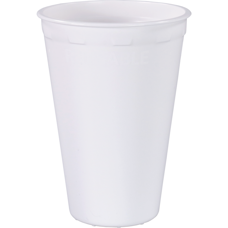 Depa -  | Beker | PP | reusable | automaatgeschikt | 180ml | 7.5oz | Ø70.3mm | wit | 360 stuks