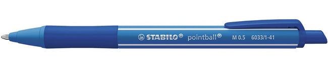 STABILO -  Pointball colorful balpen, medium punt, blauw