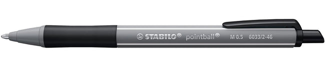 STABILO -  Pointball colorful balpen, medium punt, zwart