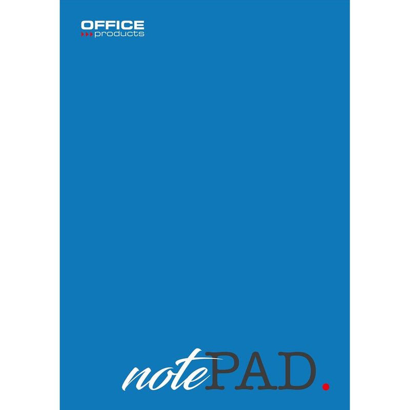 OFFICE-Produkte – Schreibblock, 60 g/m², ft A4, kariert 5 mm, Block mit 100 Blatt