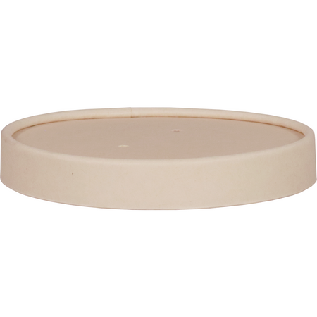 Depa -  Deksel | soepbeker | Bamboepapier + PE | rond | Ø97mm | naturel | 500 stuks