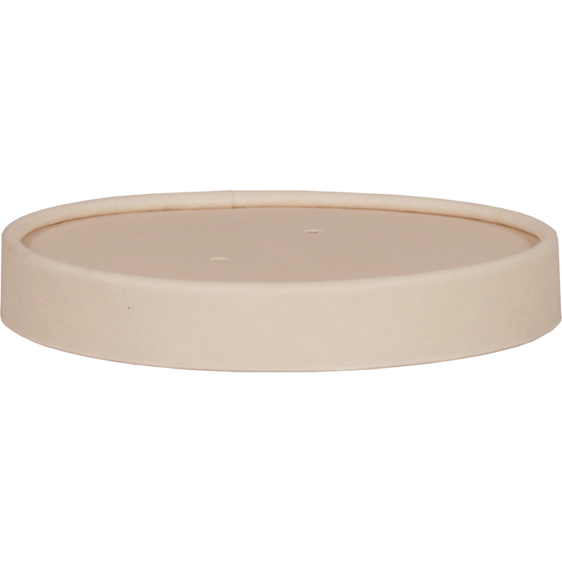 Depa -  Deksel | soepbeker | Bamboepapier + PE | rond | Ø97mm | naturel | 500 stuks