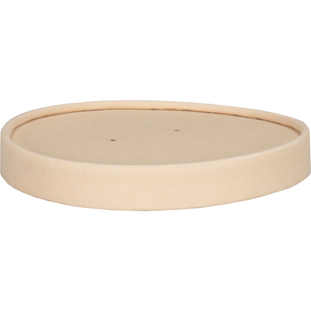 Depa -  Deksel | soepbeker | Karton + PE | rond | Ø117mm | naturel | 500 stuks
