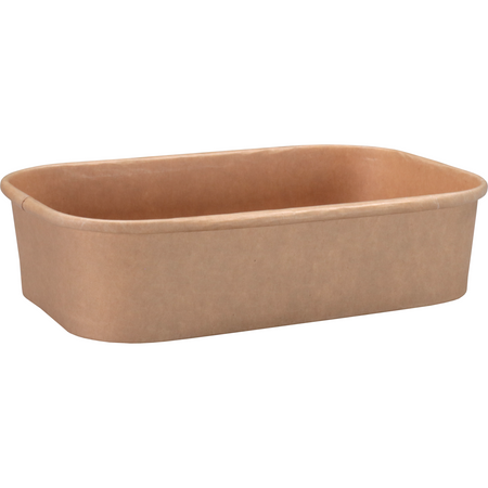 Depa - Bak | Karton + PP | 500ml | Essensbehälter | 169x117x41mm | braun | 300 Stück
