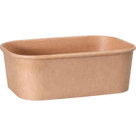 Depa - Bak | Karton + PP | 750ml | Essensbehälter | 169x117x56mm | braun | 300 Stück