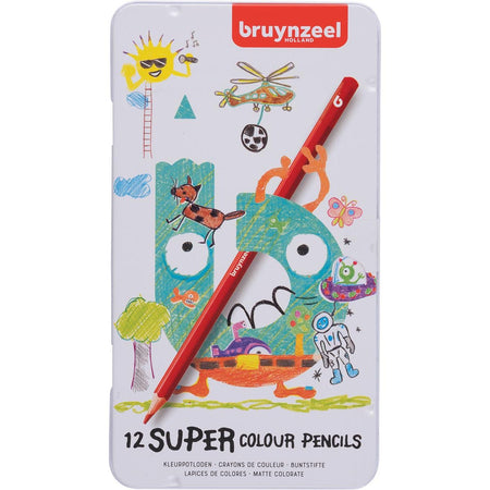 Bruynzeel - Buntstift Super, Schachtel mit 12 Stück