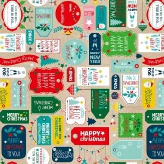 Klika - Geschenkpapier Geschenkpapier Wunschetiketten 30 cm