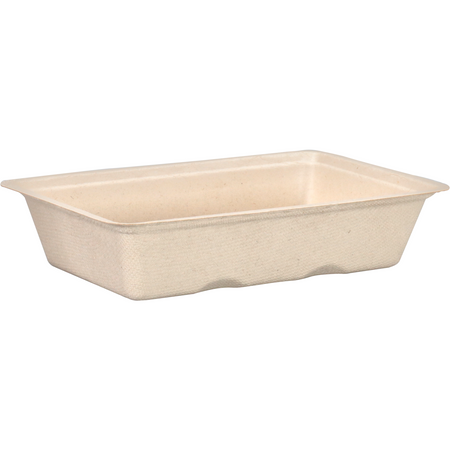 Depa -  Bak | Bagasse (suikerrietpulp) | A13 | snackbak | 163x110x36mm | naturel | 600 stuks