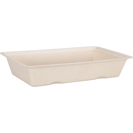 Depa -  Bak | Bagasse (suikerrietpulp) | A14 | snackbak | 190x118x36mm | naturel | 600 stuks