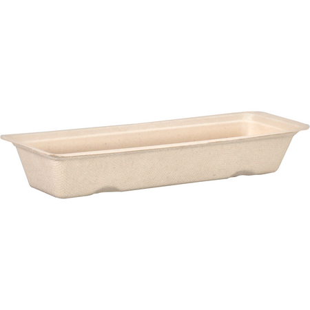 Depa -  Bak | Bagasse (suikerrietpulp) | A16 | snackbak | 200x72x32mm | naturel | 800 stuks