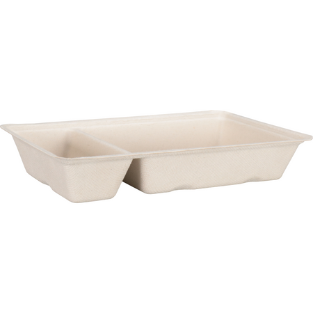 Depa -  Bak | Bagasse (suikerrietpulp) | A20 | snackbak | 205x120x36mm | naturel | 600 stuks