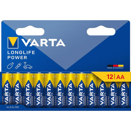 Varta -  batterij Longlife Power AA, blister van 12 stuks