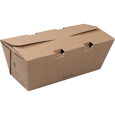 Twinkles - Go!Mealbox | 1200 ml | 21x10x7,5cm | Pappe | braun | 300 Stück