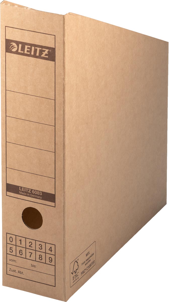 Leitz -  tijdschrifthouder, bruin