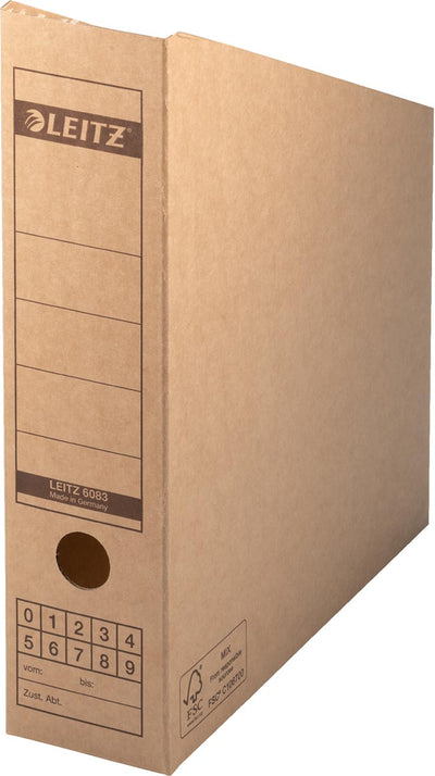 Leitz -  tijdschrifthouder, bruin