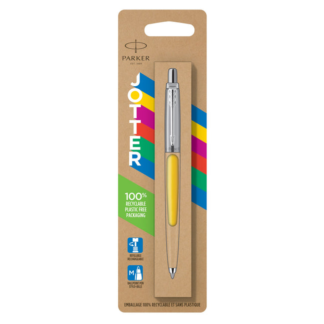 Parker - Kugelschreiber Jotter Original gelb CT mittlere Blisterpackung mit 1 Stück