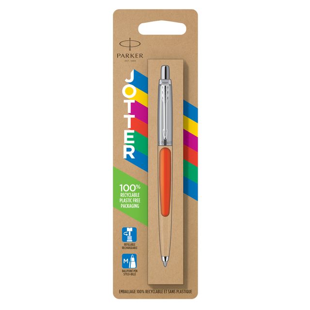 Parker - Kugelschreiber Jotter Original orange CT mittlere Blisterpackung mit 1 Stück