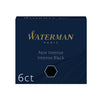 Waterman - Tintenpatrone International Black, Packung mit 6 Stück