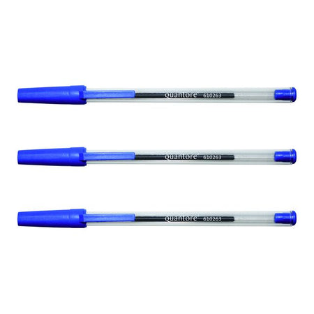 Quantore - Kugelschreiberstift blau mittel
