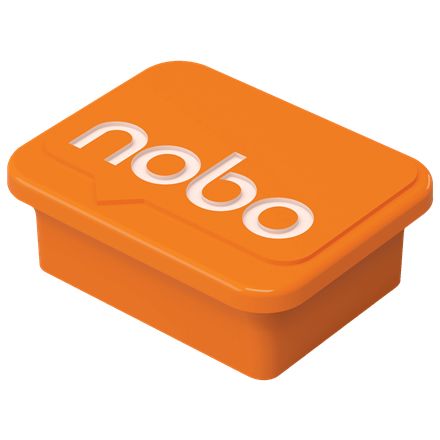 Nobo - Magnet 22mm orange 4 Stück