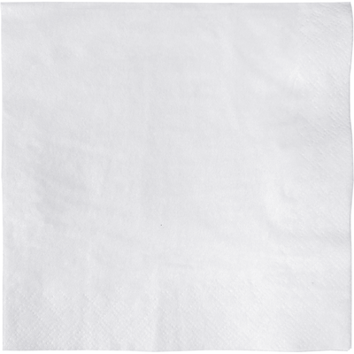 Klika -  Servet | 1/4 vouw | 2-laags | 33x33cm | cellulose | wit | 2000 stuks