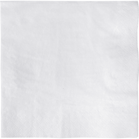 Klika -  Servet | 1/4 vouw | 2-laags | 33x33cm | cellulose | wit | 2000 stuks