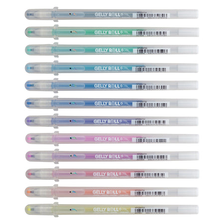 Sakura - Gel Writer Gelly Roll Staubset mit 12 Farben