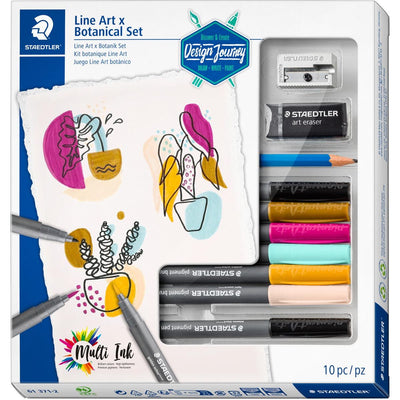 Staedtler – Pinselbeschriftungsset Design Journey Art Botanical 10-teiliges Set