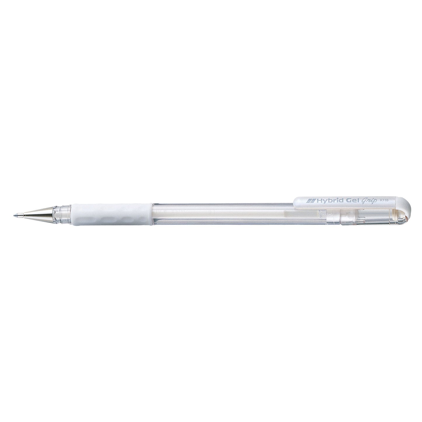 Pentel - Gel Writer K118 Grip mittelweiß