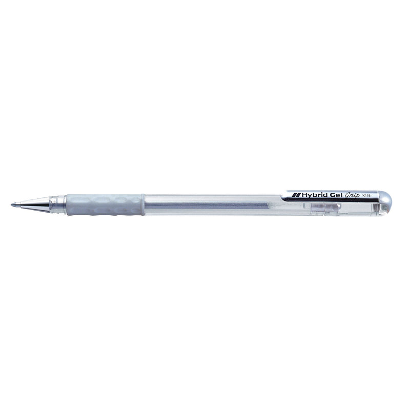 Pentel - Gelschreiber K118 Griff m Silber