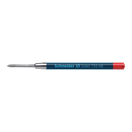 Schneider - Kugelschreibermine 755 Slider extra breit rot | 10 Stück