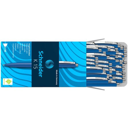 Schneider - Kugelschreiber K15 mittelblau | 50 Stück