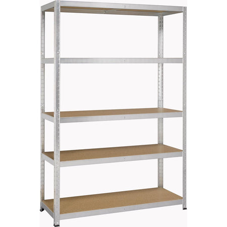 Avasco - Ein Regal Strong 175, ft 176 x 120 x 40 cm, 5 Fachböden, verzinkt