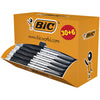 Bic - Kugelschreiber Atlantis Classic Grip Clic M schwarz Vorteilspack 30+6 gratis