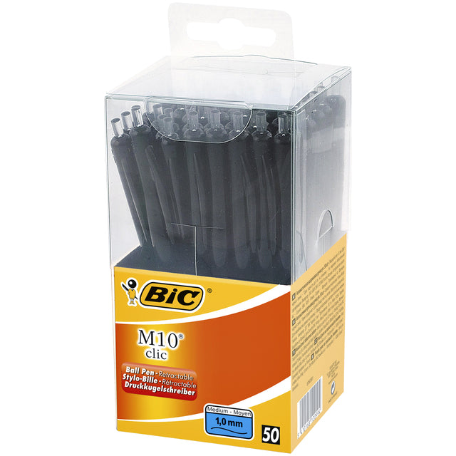 Bälle BIC M10 TUBO 50 Schwarzes Medium