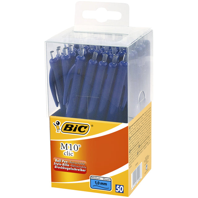 Bic - Kugelschreiber M10 mittelblau in Tubo-Verpackung