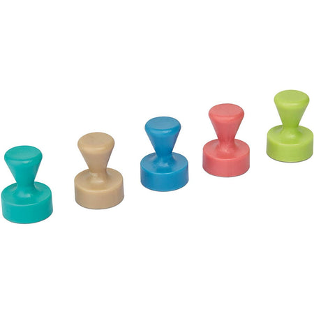 Maul - Neodym-Kegelmagnet, 12 mm, Zugkraft 1,5 kg, für Whiteboard, sortiert, Blister à 10 Stück