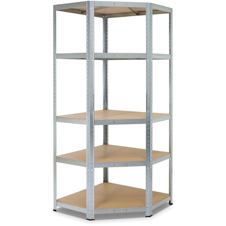 Avasco – Ein Regal Strong Corner, ft 176 x 75 x 40 x 50 cm, 5 Regale, verzinkt