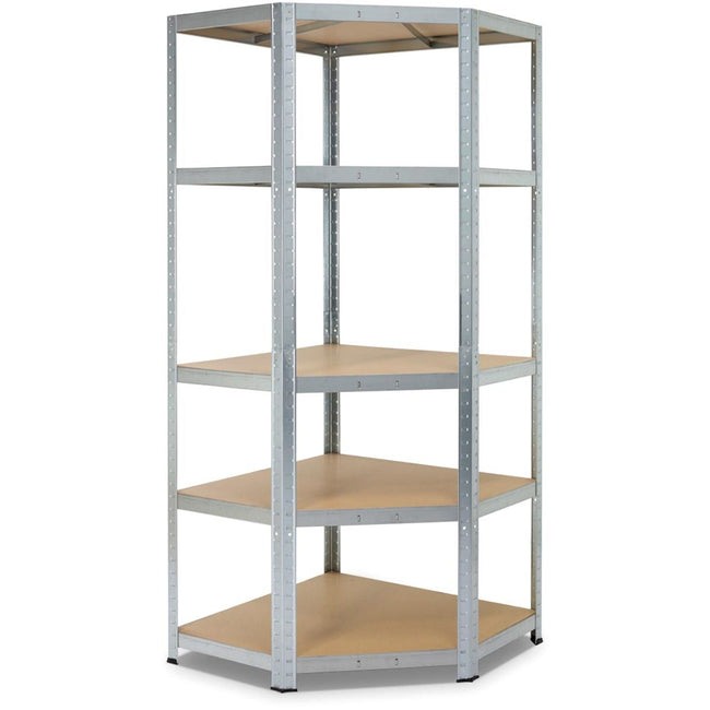 Avasco – Ein Regal Strong Corner, ft 176 x 75 x 40 x 50 cm, 5 Regale, verzinkt
