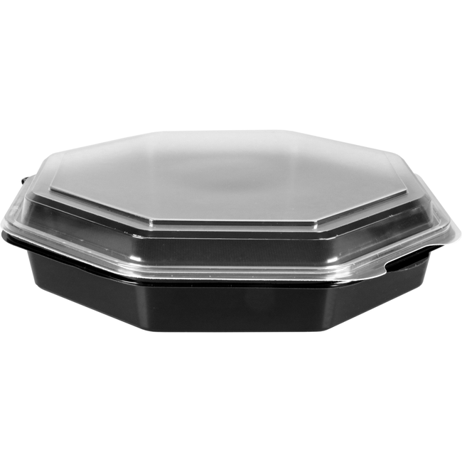 Octaviewbox zwart PS 230x50mm 1000ml | 150 stuks