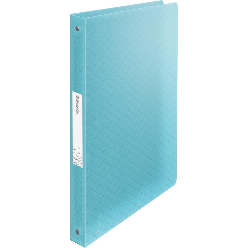 Esselte - Colour'Breeze Ringordner, 4 Ringe, PP, ft A4, mit flexiblem Einband, blau