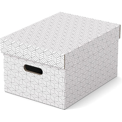 Esselte - Geschenkbox Aufbewahrungsbox 36x27x21cm M hellgrau pro Stück