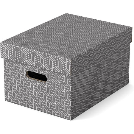 Esselte - Aufbewahrungsbox Home Medium 265x205x365mm grau 3 Stück