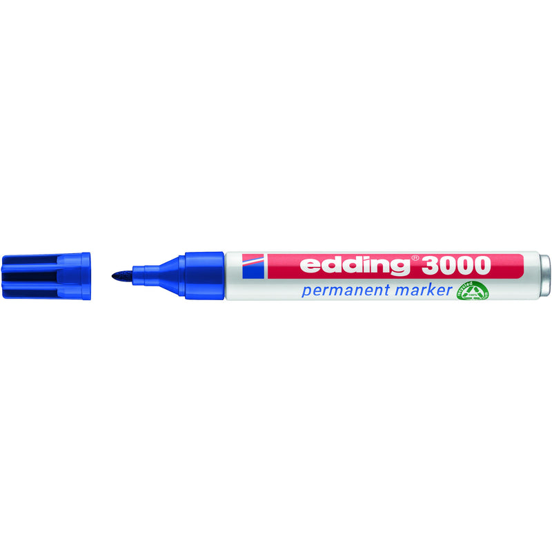 Edding - Filzstift 3000 rund 1,5-3mm blau