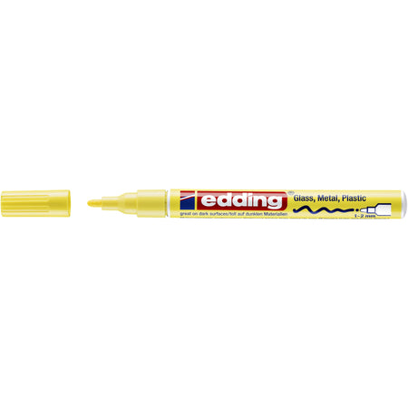 Edding - Ölbasierter Paintmarker 751 1-2mm pastellgelb | 10 Stück